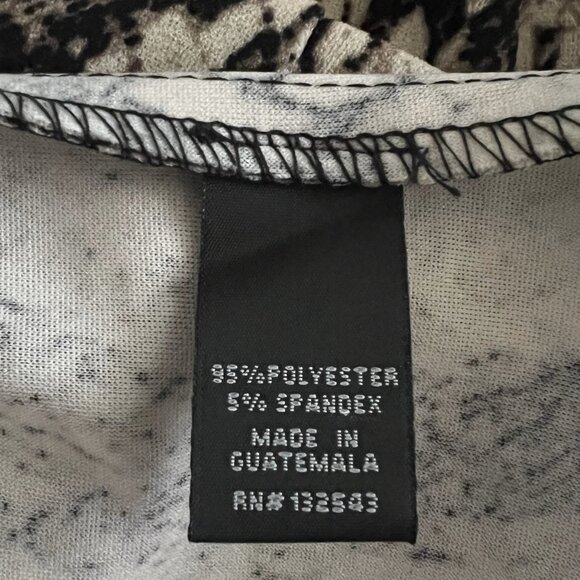 WEAREVER X-Large Black-Brown Cream Animal Print Blazer - Picture 7 of 8